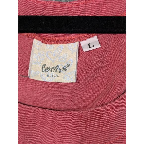 Focus USA Maxi Tank Dress Womens Large Slit Flowy Feminine Soft Dusty Dainty - Picture 6 of 13